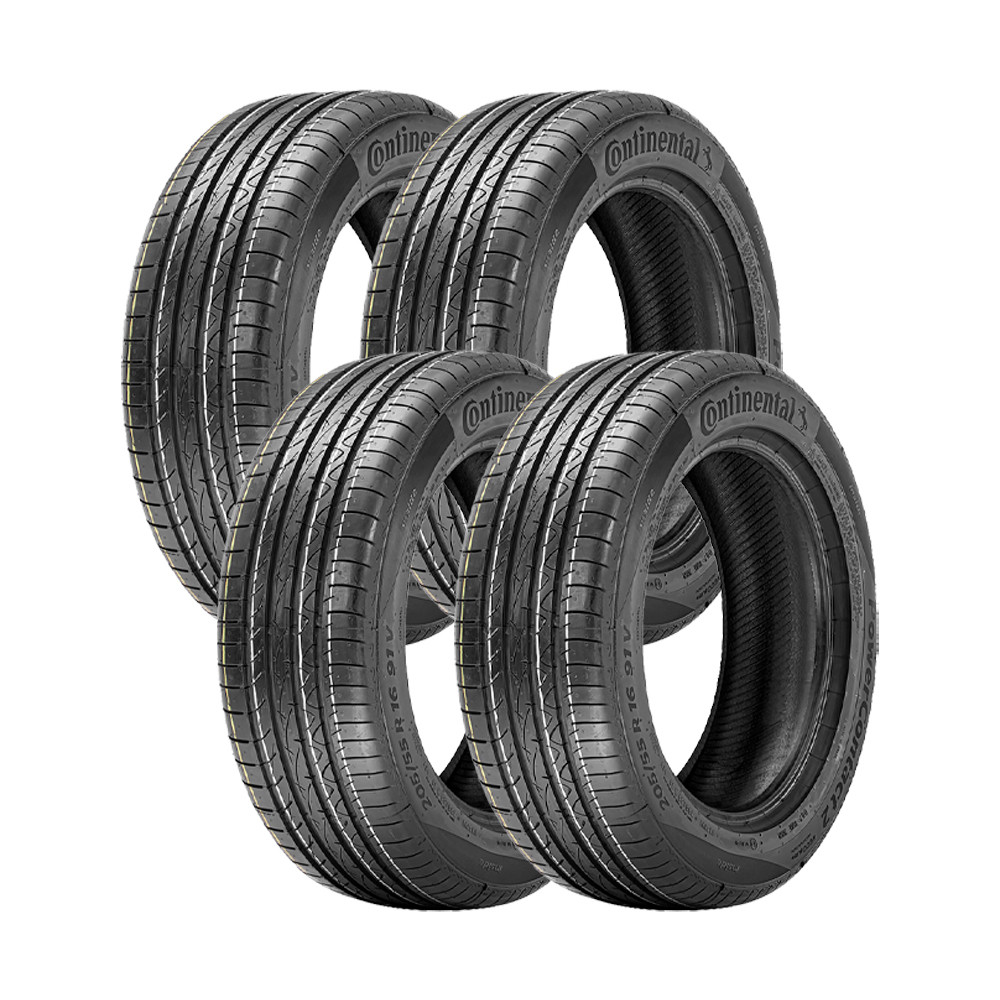 Jogo 4 Pneus Continental Aro 15 PowerContact 2 205/65R15 94T