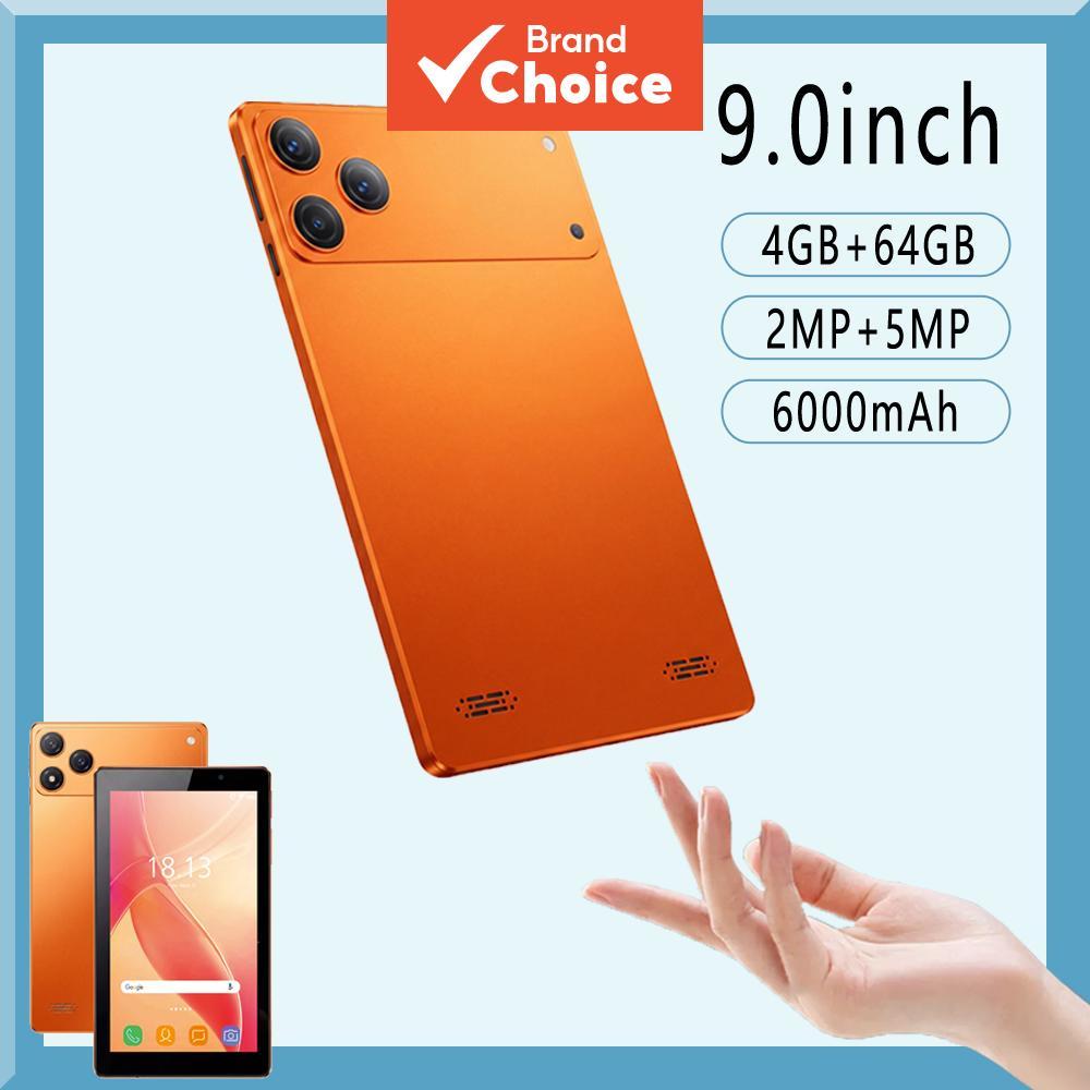 Tablet Android 13 com suporte a Wi-Fi e Bluetooth, câmeras duplas, 4 GB de RAM, 64 GB de ROM, grande capacidade de