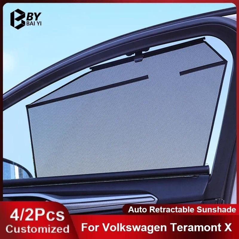 Para Volkswagen Teramont X 2019-2024 Carro Auto Levantamento Pára-Sol Janela Lateral Sóis Capa Protetora Acessórios Inte
