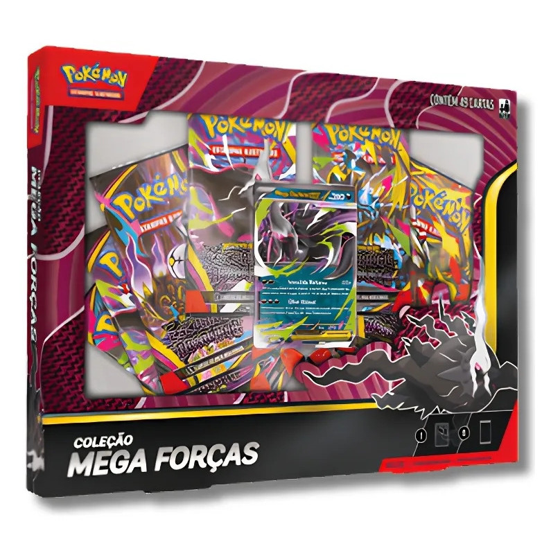 Box Pokemon Coleção Mega Forças Darkrai Original Novo - Show