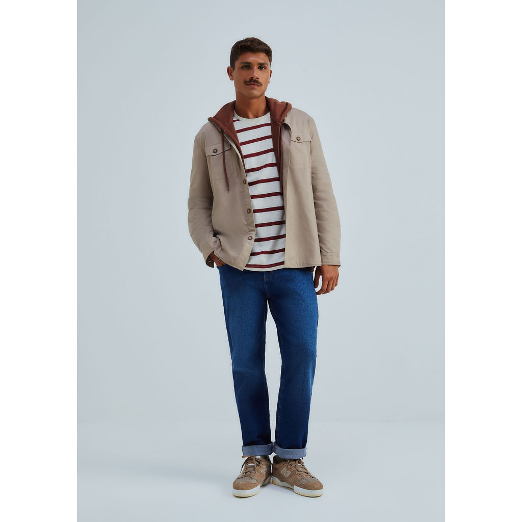 Calça Jeans Básica Masculina Reta Tradicional