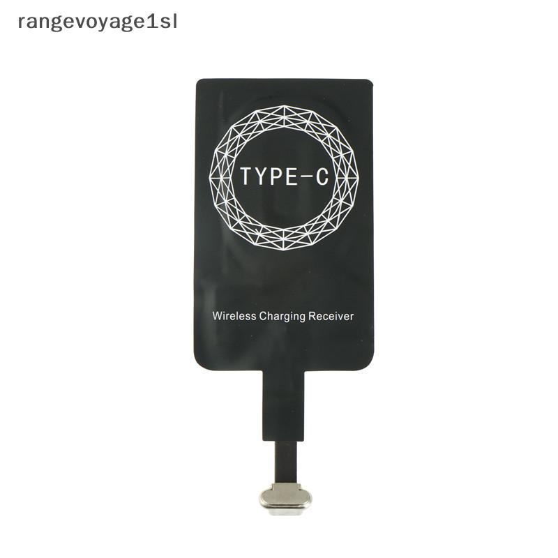 [rge] Módulo De Carregamento Receptor De Carregador Sem Fio Para Telefones Celulares Universais Micro USB Tipo C [BR]