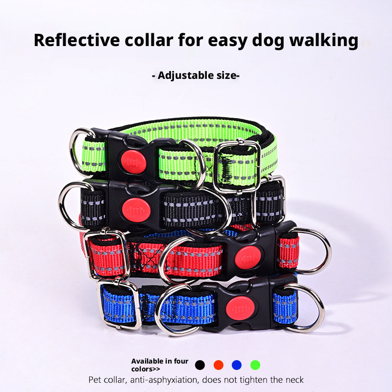 Suprimentos para animais de estimação, coleira para cães, coleira, coleira para animais de estimação, vermelho azul, peq