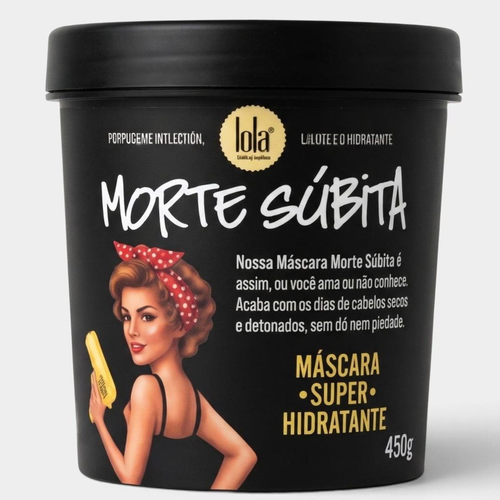 Máscara de Hidratação Lola Cosmetics Morte Subita 450g