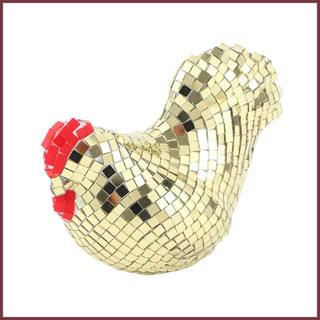 Bola Forma Espelho Frango Legal Acrílico Moderno Reflexivo Casa Decorativa Estátua De Para Casamento Ação De Graças jiwb