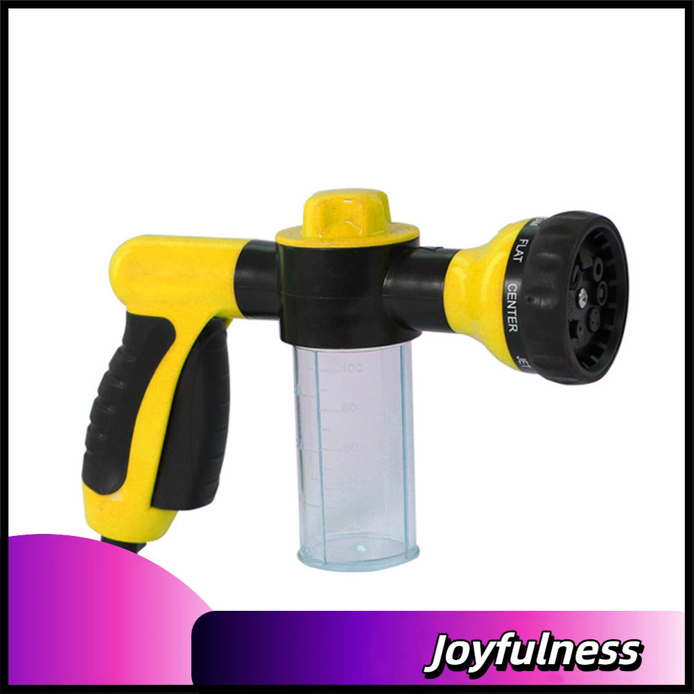 Joyfulness-br Pulverizador de espuma para mangueira de jardim, bico dispensador de sabão, pistola para lavagem de