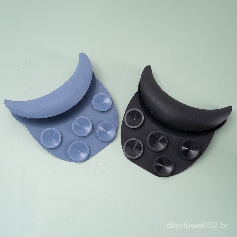 Almofada de silicone para lavagem de cabelo em salões de beleza, apoio para ombros e pescoço, acessório de beleza e cabe