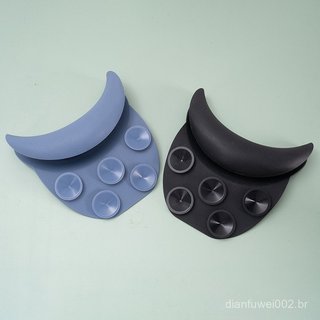 Almofada de silicone para lavagem de cabelo em salões de beleza, apoio para ombros e pescoço, acessório de beleza e cabe