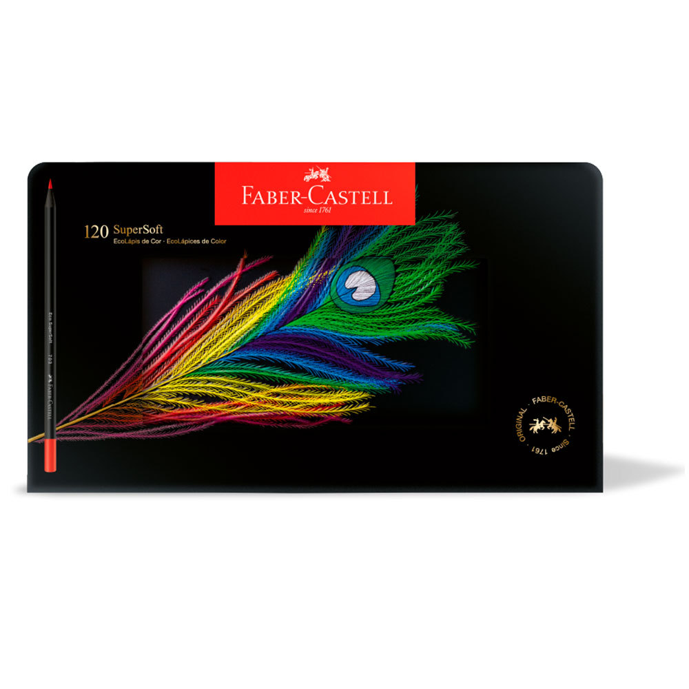 Lápis de cor SuperSoft 120 cores 1207120SOFT\\210743 Faber-Castell