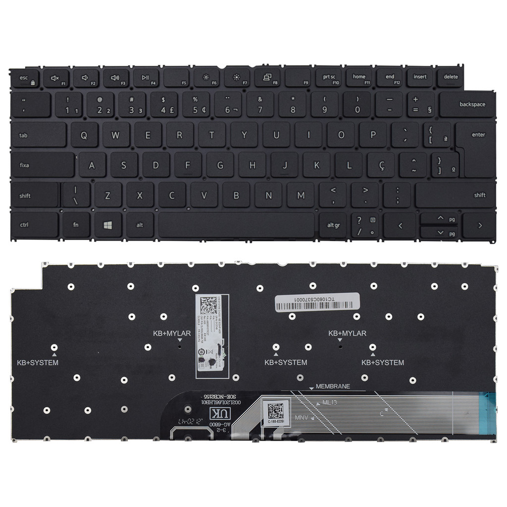 Teclado para Notebook Dell Latitude 3420 ABNT2 Preto