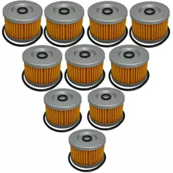 Kit 10x Filtro De Óleo Honda Cbx 250 Twister Cb300 Xr 250 Xre 300 CB 250f Cb300f (C/Anel Oring)