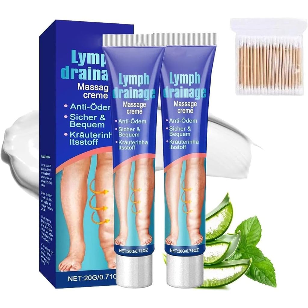 Massagem de drenagem linfática, edema nas pernas, edema nos pés, reduz o inchaço nas pernas, adequado para todos os tipo