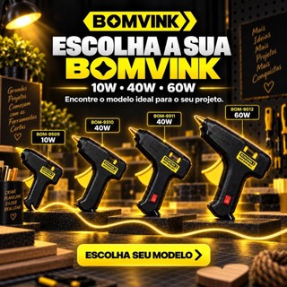 Pistola de Cola Quente Bivolt 10W 40W 60W Profissional para DIY Decoração e Artesanato