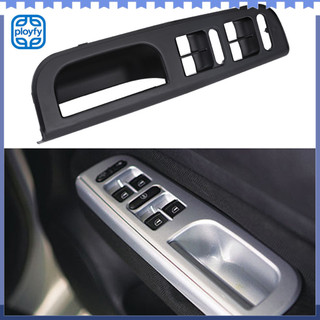 ployfy-br Painel de interruptor de moldura de janela principal guarnição de controle de carro com alça de puxar (preto)