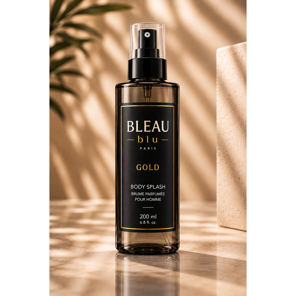 Kit 4 Body Splash Masculino 200ml Perfume Importado Masculino Alta Fixação Longa Duração Deo Colônia BleauBlu — imagem 2 de 2