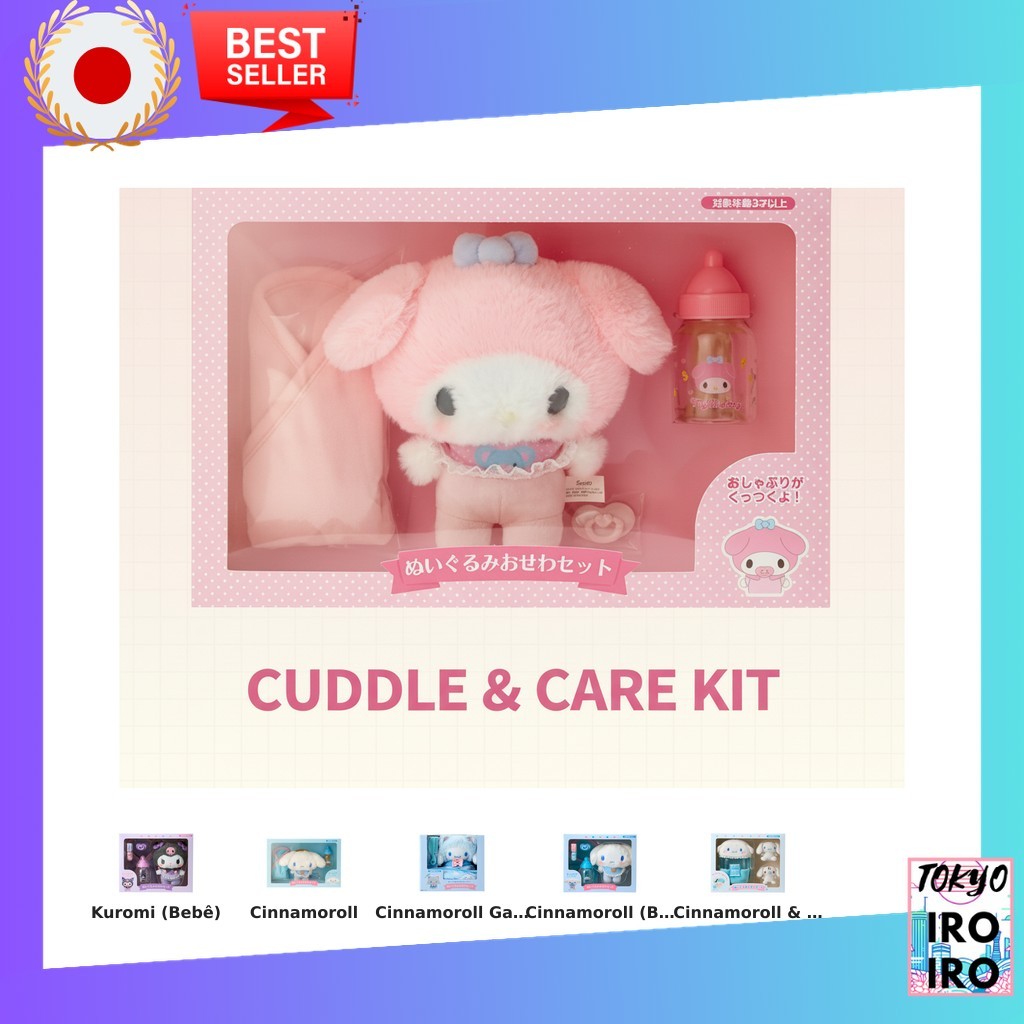 Kit de Cuidados para Pelúcia Sanrio Hello Kitty My Melody Original Importado do Japão