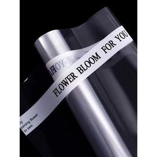 Engrossado à prova dwaterproof água simples inglês carta influenciador rolo celofane pequeno buquê Anti-poeira inglês OP