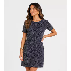 Vestido Feminino Estampado Select Azul