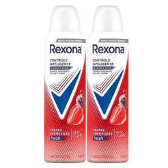 Kit Desodorante Aerosol Rexona Frutas Vermelhas 150ml - 2 unidades