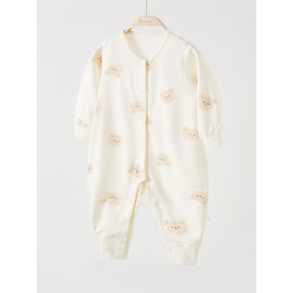Macacão de bebê primavera outono Modal algodão urso Bottoming roupa interior meninos meninas bebê manga comprida macacão