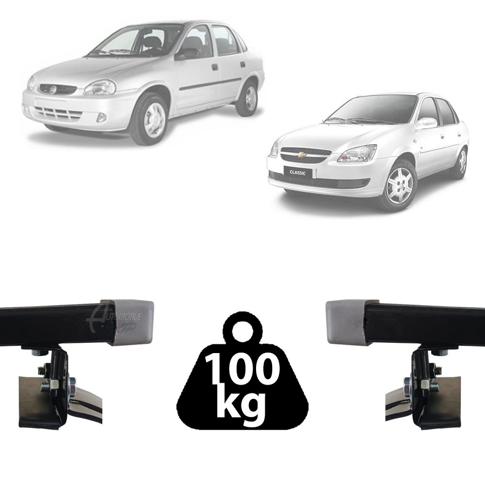 Rack Teto Resistent Sport Corsa Sedan Hatch FRISO 233 100kg