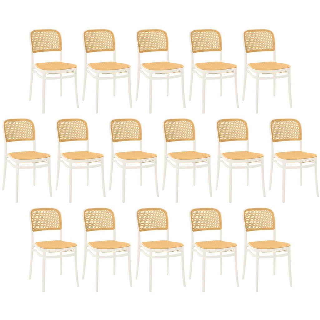 Kit 16 Cadeiras de Jantar Roma para Sala e Cozinha em Oferta na Shopee