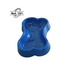 Pote Comedouro e Bebedouro, Tigela Lavável, Formato de Osso, 1600ml ,  Pets Cão Gato