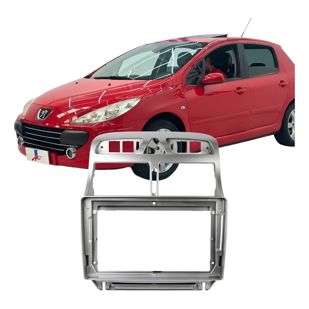 Moldura Multimidia 9 Polegadas Peugeot 307 2002 A 2012 em Oferta na Shopee