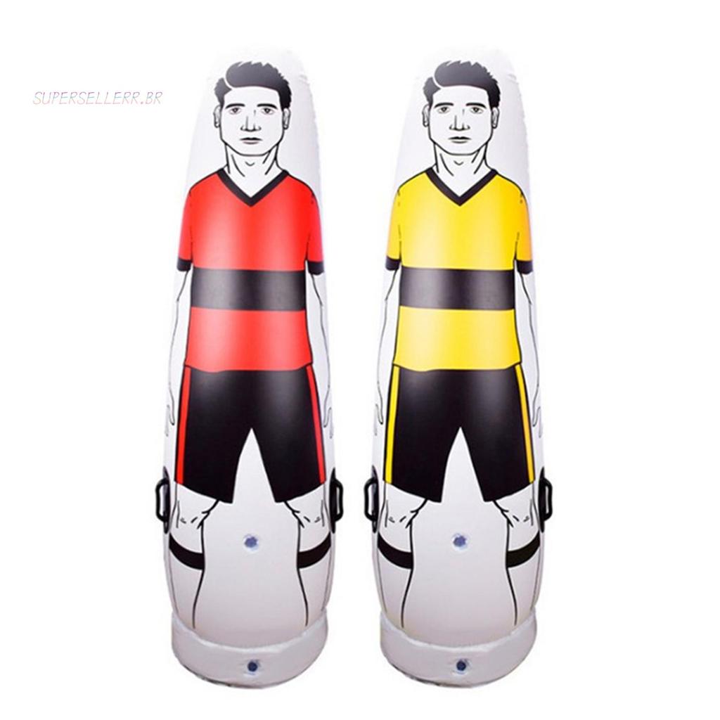 Manequim De Futebol Inflável Golkeepr Portátil Água E Areia Preenchível Tumbler Prático Ferramenta De Treinamento