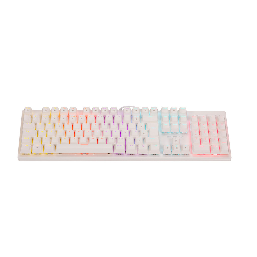 Teclado Mecânico Brx Gamer Mw617 White