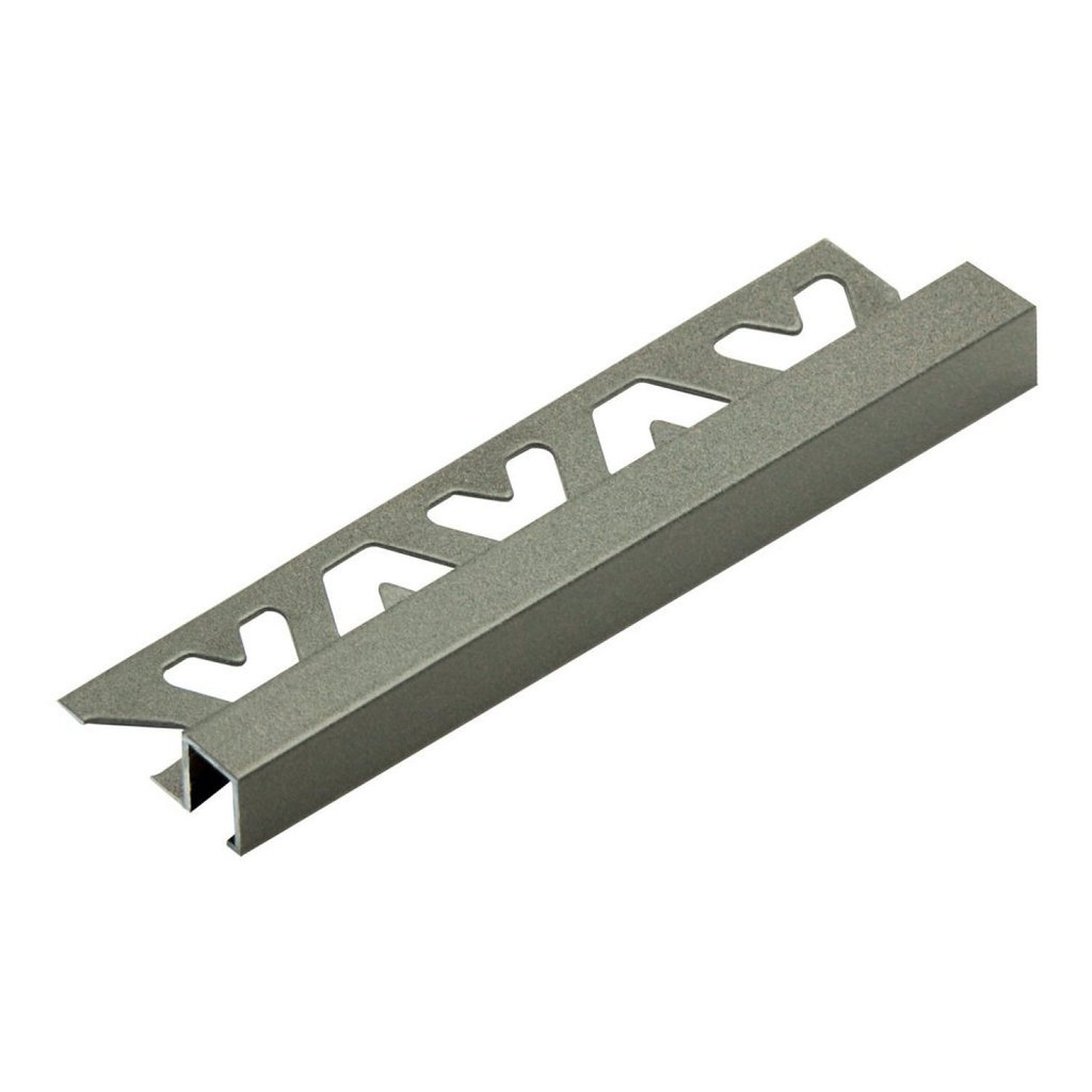 Perfil de Alumínio para Acabamento 10mm X 1,2cm Firenze Pedra Gray Viscardi