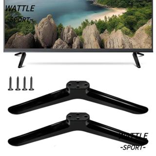 Pernas De Suporte De Base De TV WATTLE , Pretas Com Parafusos Para Montagem Em , Pé De Mesa Universal Televisão em Oferta na Shopee