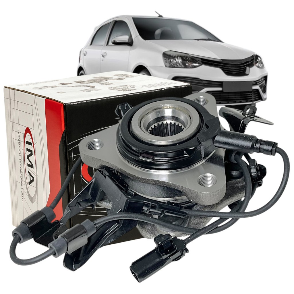 Cubo de Roda Dianteiro com Rolamento e ABS Direito Toyota Etios 1.3 1.5 – IMA AL567