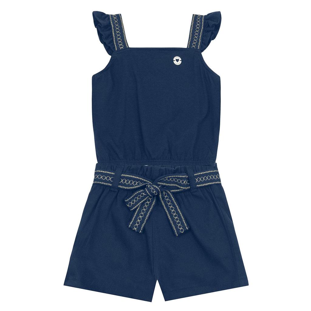 Conjunto infantil menina com laço Brandili - 1 em Oferta na Shopee