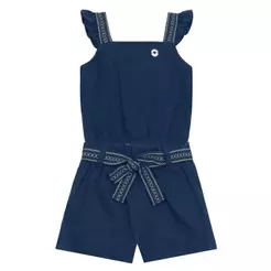 Conjunto infantil menina com laço Brandili - 1
