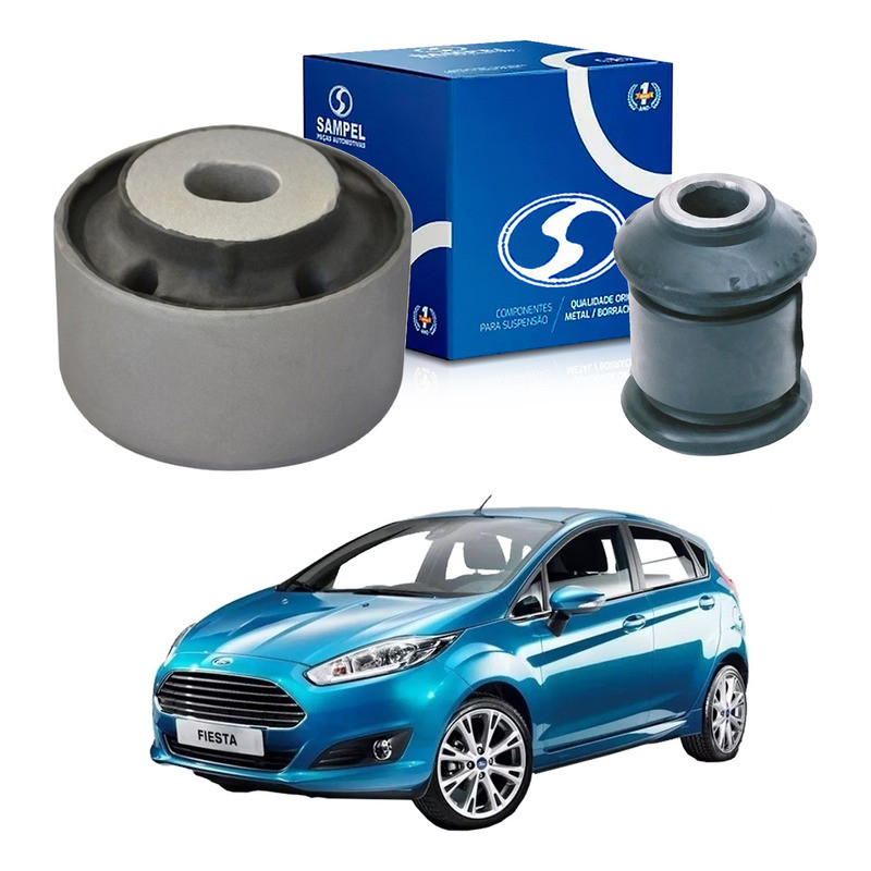 Par Bucha Bandeja Dianteira New Fiesta 1.5 1.6 2014 A 2017 em Oferta na Shopee