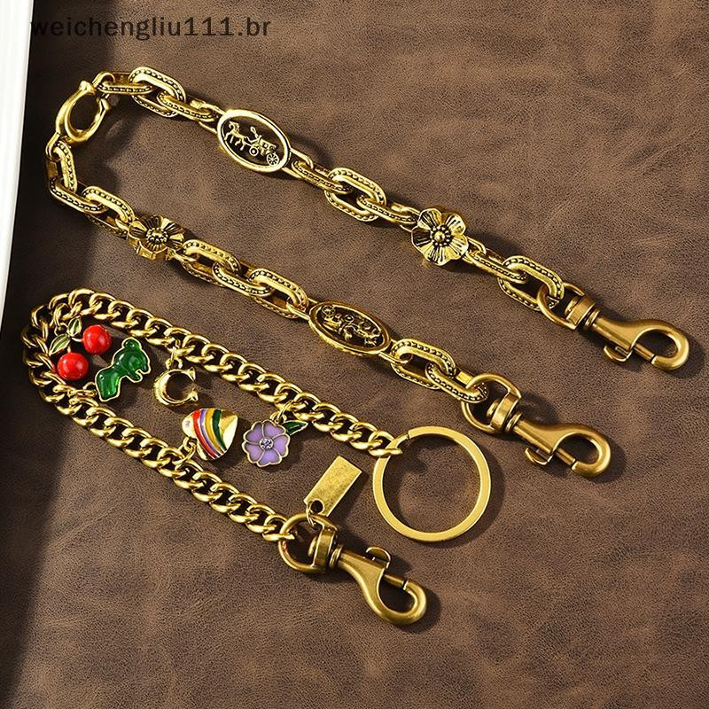 # weicheng Alça De Corrente De Bolsa De Metal Substituição Ombro Pingente Enfeites De .