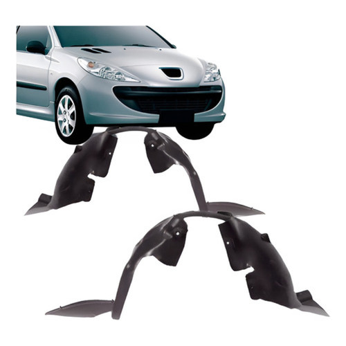 Par Parabarro Dianteiro Peugeot 207 2009 2010 2011 2012 2013 OTIMA QUALIDADE NOVO