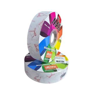 Fita Maxi Lacinhos Branco/Rosa 100metros em Oferta na Shopee