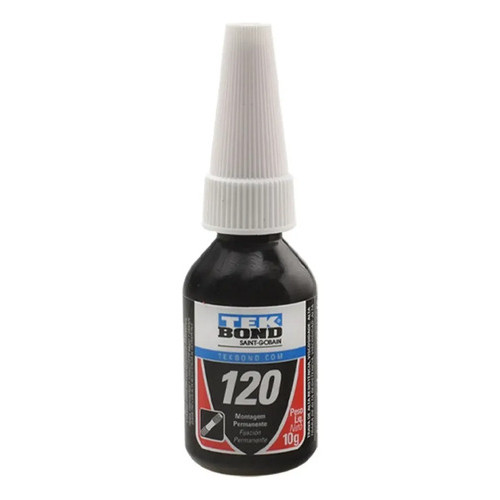 Trava Rosca Tekbond 120 Alto Torque 10g Adesivo Trava Parafuso Grande Folga Fixador Vermelho Anaeróbico