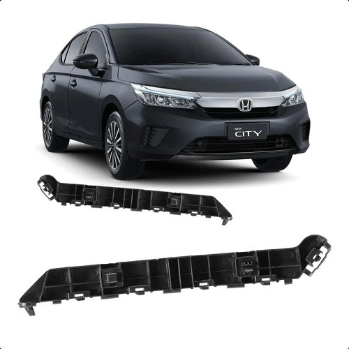 Suporte Guia Parachoque Honda City Dianteiro 2022 2023 2024 Esquerdo