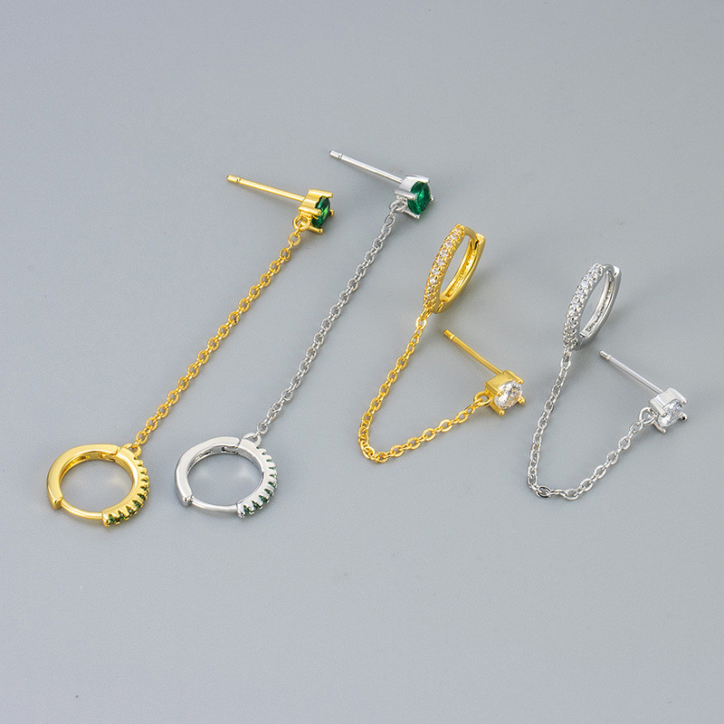| kit brinco aço inoxidável | 【cartelas de brincos feminino】 ◎Brincos de borla com fileira de diamante transfronteiriça,