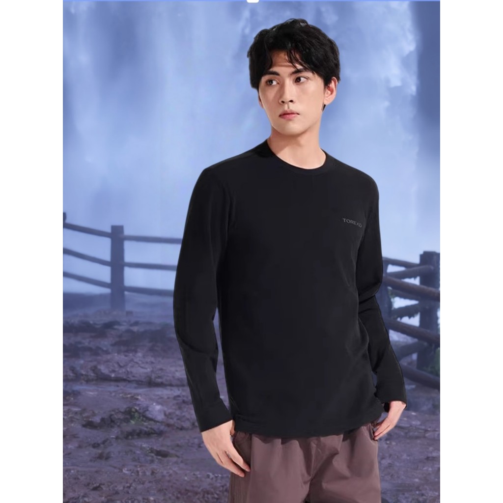 Explorer camiseta de manga comprida masculina feminina primavera outono inverno esportes ao ar livre estiramento meia go