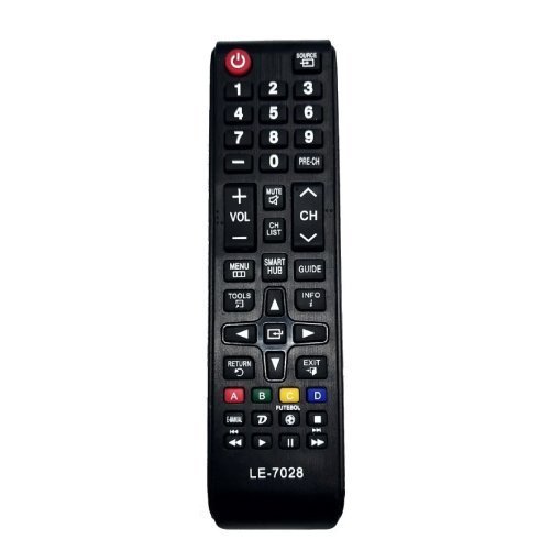 Controle Remoto TV Samsung Smart Hub Universal com Botão Smart LE-7028