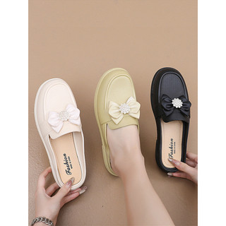 Baotou meio deslizamento feminino ao ar livre usar novos chinelos impermeáveis de sola macia sapatos de borracha de chuv