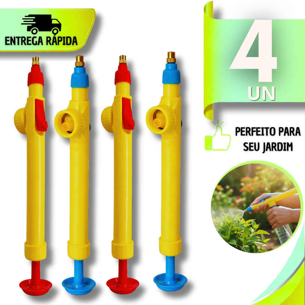 Utilidade Pulverizador Borrifador Ambientes Para Garrafas Pet Jardim Casa Multiuso Praticidade Utilidade