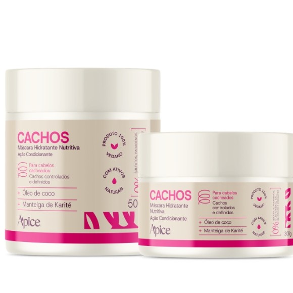 Mascara Hidratante Nutritiva Apice Cachos 300g 500g