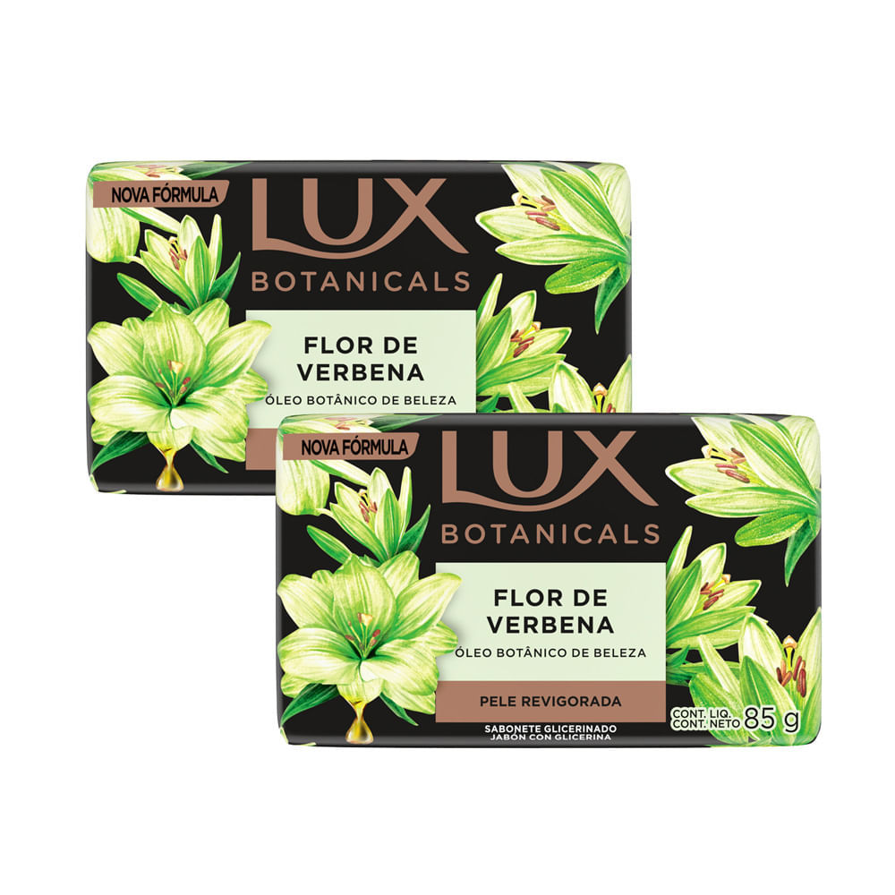 Kit 2 Sabonete em Barra Lux Botanicals Flor de Verbena 85g
