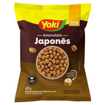 Yoki Amendoim Japonês Pacote 420g