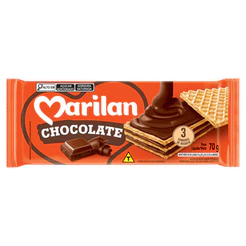 Marilan Biscoito Wafer Chocolate 70g